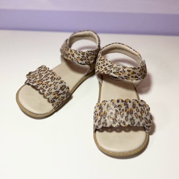 Livie and Luca, Leopard Sandals, size 2, leather / suede - Picture 6 of 9